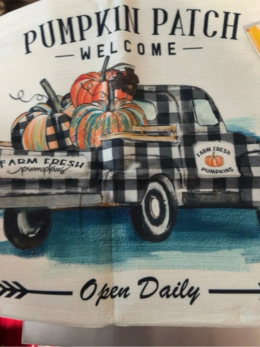 Fall Home Décor PillowCover Bundle PumpkinPatch & Welcome Designs & garden flag